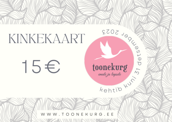 Kinkekaart 15€